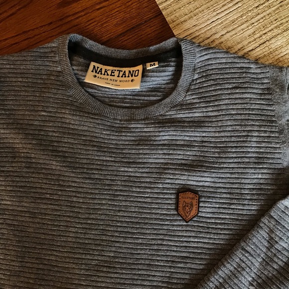 Men’s Naketano size M super soft crewneck sweater - Picture 4 of 6
